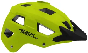 Šalmas Rock Machine Trail juodos ir žalios spalvos, М (54-58 cm)