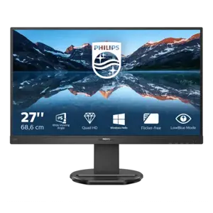 Monitorius Philips B Line 276B9/00, 68.6 cm (27"), 2560 x 1440 pixels, Quad HD, LED, 4 ms, Black