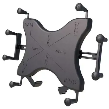 "RAM Mounts X-Grip" universalus laikiklis, skirtas 12" planšetiniams kompiuteriams, planšetiniams kompiuteriams/UMPC, pasyvusis laikiklis, juodas