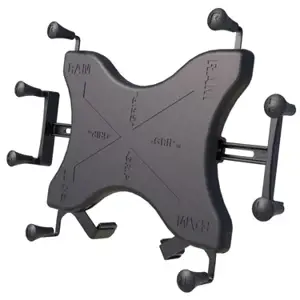 "RAM Mounts X-Grip" universalus laikiklis, skirtas 12" planšetiniams kompiuteriams, planšetiniams kompiuteriams/UMPC, pasyvusis laikiklis, juodas