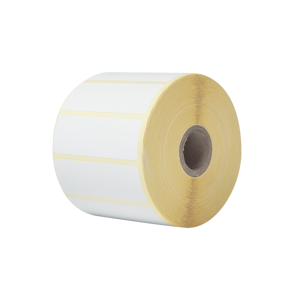 Brother BDE-1J026076-102, balta, lipni spausdintuvo etiketė, iškirpta etiketė, tiesioginio terminio spausdinimo, stačiakampis, Brother TD