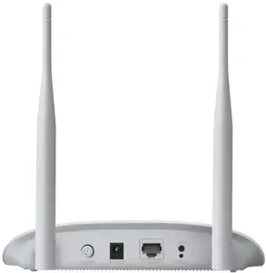 TP-Link 300 Mbps belaidis N prieigos taškas, 300 Mbit/s, 300 Mbit/s, 10 100 Mbit/s, 2,4-2,4835 GHz, IEEE 802.11b, IEEE 802.11g, IEEE 802.11n, IEEE 802.3, IEEE 802.3u, 15 dBm