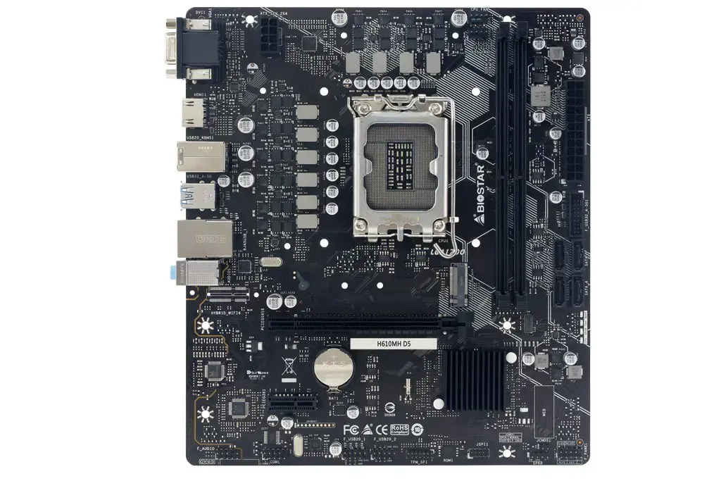 BIOSTAR H610MH D5 pagrindinė plokštė