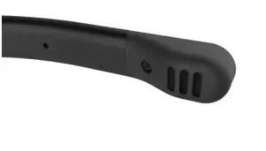 "Koss" ausinės CS200 USB laidinės, ant ausų, su mikrofonu, A tipo USB, juodos spalvos