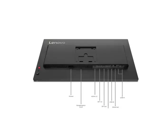 LENOVO 23.8" P24QD-40 QHD IPS 16:9 120HZ DP/HDMI/USB-C(140W)/RJ45