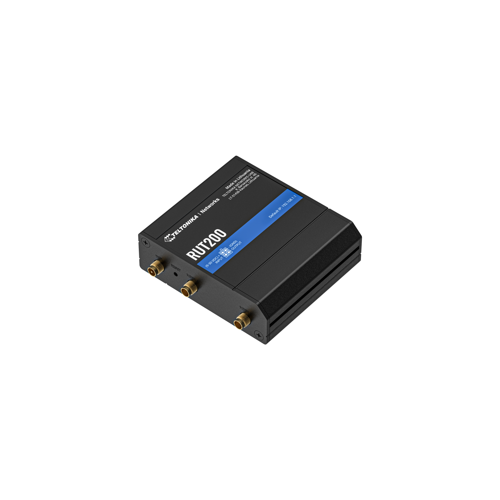 Teltonika LTE Cat 4 Router | RUT200 | 802.11n | 10/100 Mbit/s | Ethernet LAN (RJ-45) ports 2 | Mesh Support No | MU-MiMO No | No mobile broadband