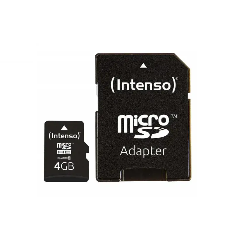 INTENSO MEMORY MICRO SDHC 4GB C10/W/ADAPTER