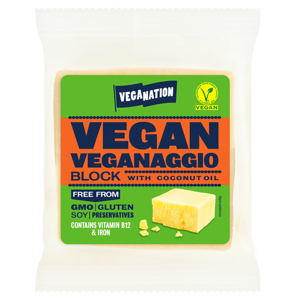 Veganiškas gaminys - parmezanas Veganation, 200g