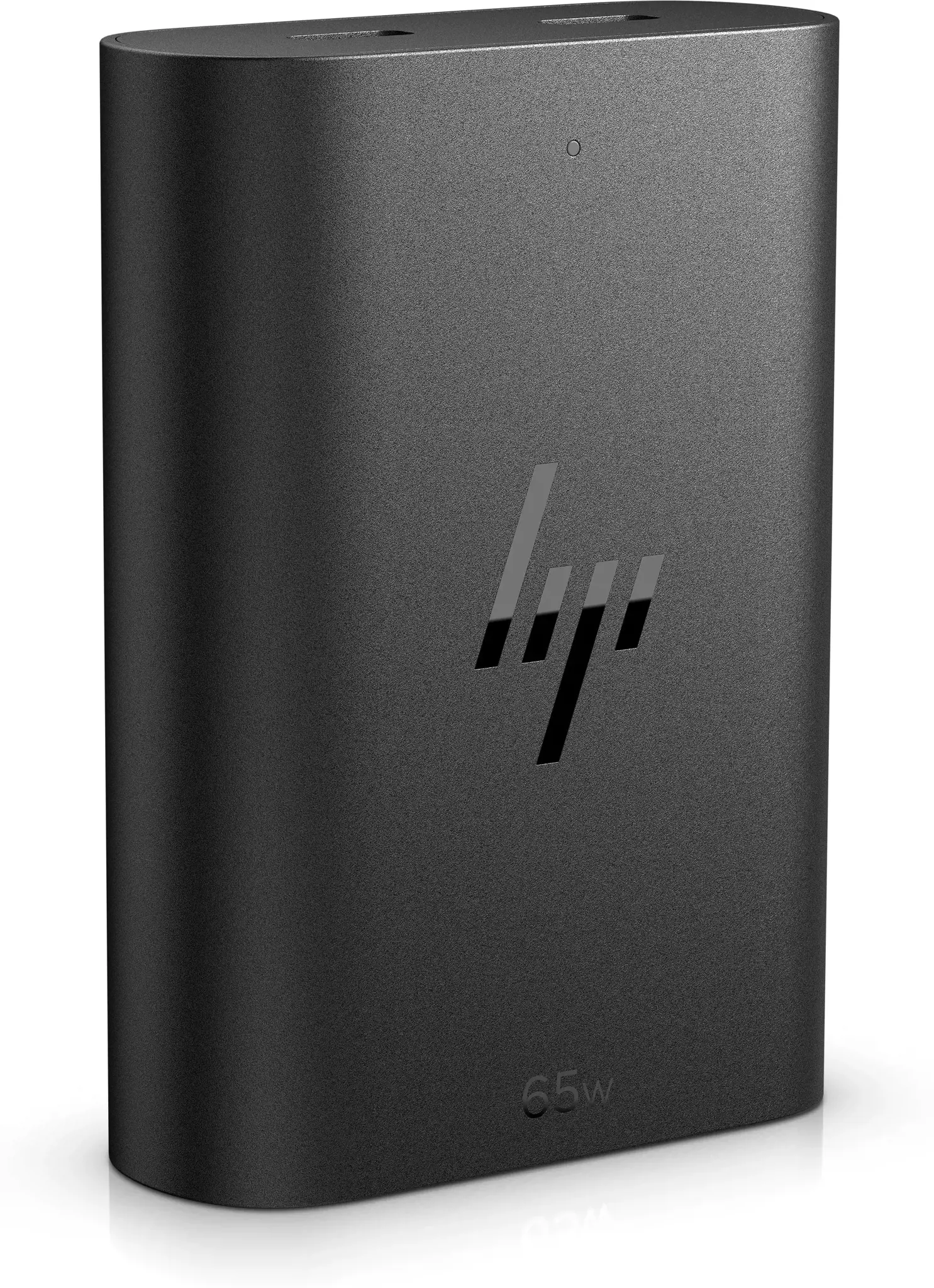 HP 65W GaN USB-C nešiojamojo kompiuterio įkroviklis, vidinis, USB, 1 m, juodas