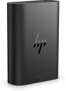 HP 65W GaN USB-C nešiojamojo kompiuterio įkroviklis, vidinis, USB, 1 m, juodas
