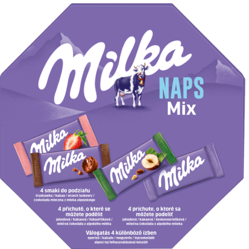 Šokoladiniai saldainiai MILKA Mix Single, 138 g