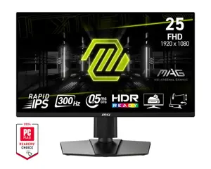 LCD Monitor MSI MAG 255PXF 24.5" Gaming Matte Panel IPS 1920x1080 16:9 300Hz 0.5 ms Speakers Colour…