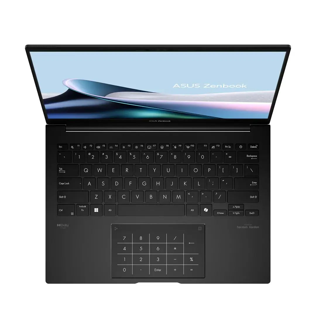 ASUS Zenbook 14 OLED UM3406HA-WS74T laptop AMD Ryzen™ 7 8840HS 35.6 cm (14") Touchscreen WUXGA 16 GB LPDDR5x-SDRAM 512 GB SSD Wi-Fi 6E (802.11ax) Windows 11 Home Black New Repack/Repacked