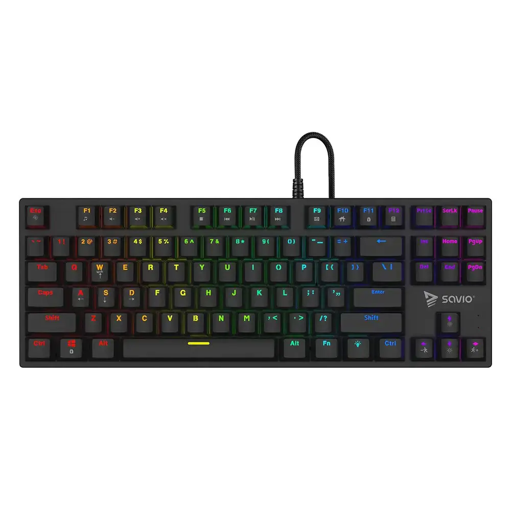 Savio Tempest x2 RGB mechanical keyboard, Outemu RED