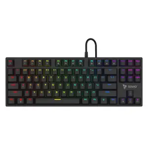 Savio Tempest x2 RGB mechanical keyboard, Outemu RED