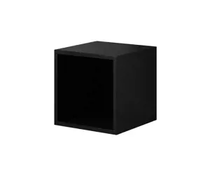 "Cama" atvira spintelė ROCO RO6 37/37/39 juoda