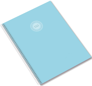 Bloknotas Ambar Campus Moonflower Lin, A4, 80psl