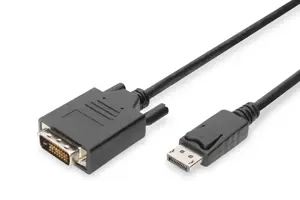 ASSMANN adapteriskabelis DisplayPort 1.2 DVI-D 24+1 M/M skaitmeninis Full HD Dual Link 2m max. 2560…