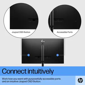 HP E27 G5, 68,6 cm (27"), 1920 x 1080 taškų, "Full HD", LED, 5 ms, juoda