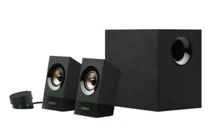"Logitech Z533" galingas garsas, 2.1 kanalo, 60 W, universalus, juodas, 120 W, laidinis