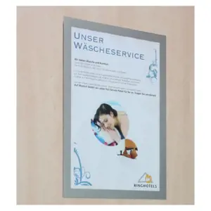 Rėmelis dokumentams DURABLE DURAFRAME® A4, 2 vnt./pak., sidabrinis