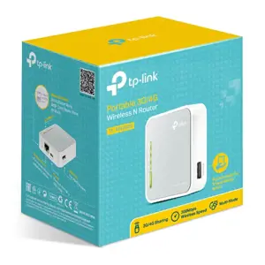 "TP-Link" nešiojamasis 3G/4G belaidis N maršrutizatorius, "Wi-Fi 4" (802.11n), vienos juostos (2,4 GHz), Ethernet LAN, 3G, pilkas, baltas, nešiojamasis maršrutizatorius