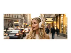 Muse Headphones | M-295 ANCW | Bluetooth | Over-Ear | Microphone | White | Noise canceling | Wireless