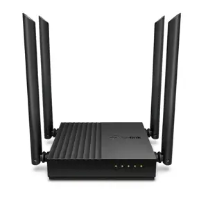 TP-Link ARCHER A64, "Wi-Fi 5" (802.11ac), dviejų dažnių (2,4 GHz / 5 GHz), Ethernet LAN, juodas, st…