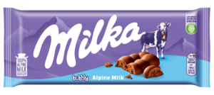 Šokoladas MILKA Bubbly Alpine Milk, 90 g