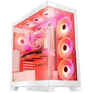 MODECOM Volcano SPACE APEX ARGB MIDI USB 3.0 X 2 CYPE-C balta