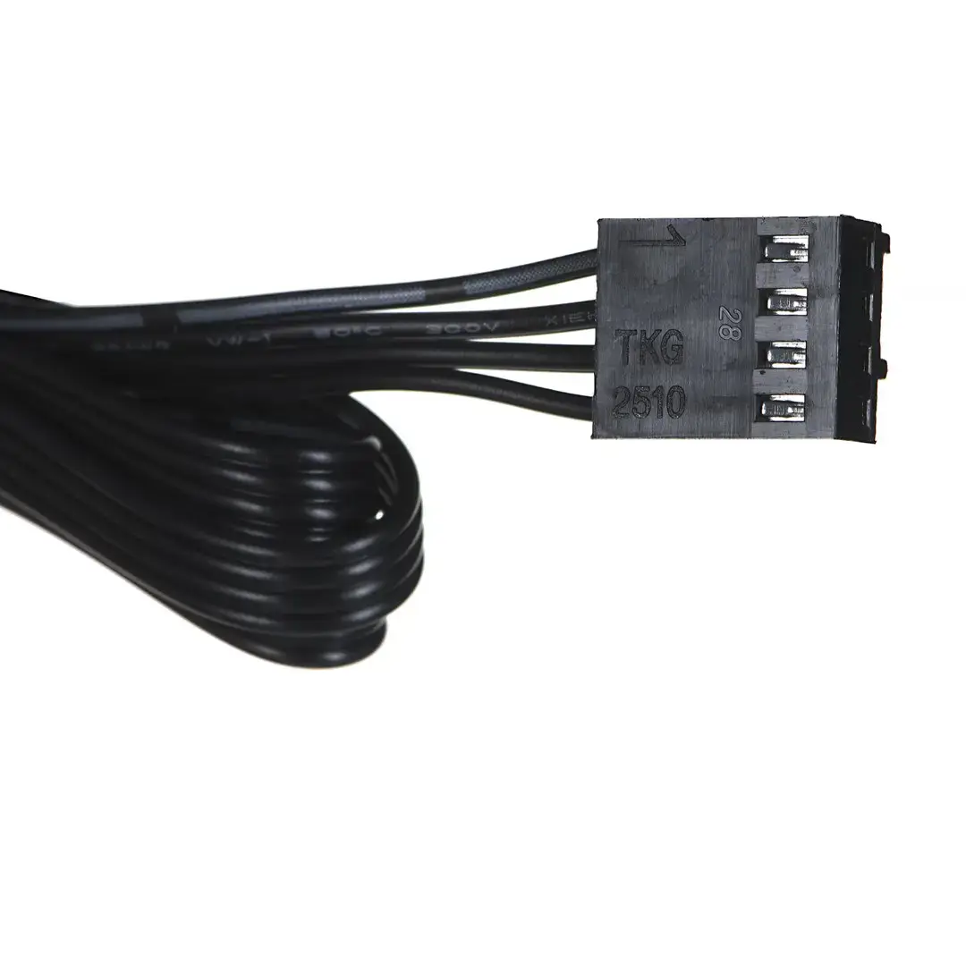 DeepCool FH-04, 0,55 m, ATX (20 kontaktų), 4 x Molex (3 kontaktų), tiesus, tiesus, juodas