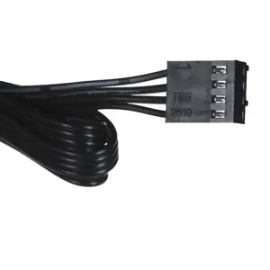 DeepCool FH-04, 0,55 m, ATX (20 kontaktų), 4 x Molex (3 kontaktų), tiesus, tiesus, juodas