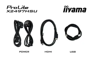 iiyama ProLite X2497HSU-B1 computer monitor 60.5 cm (23.8") 1920 x 1080 pixels Full HD LED Black