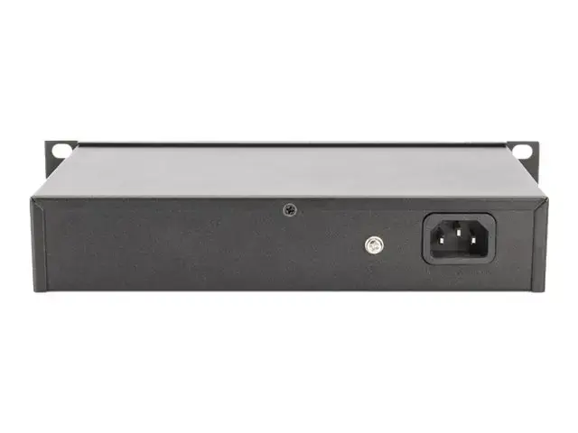 DIGITUS 10 colių 8 prievadų Gigabit Ethernet PoE komutatorius 8 x 10/100/1000Mbps RJ45 PoE 96W su 10 colių laikikliais