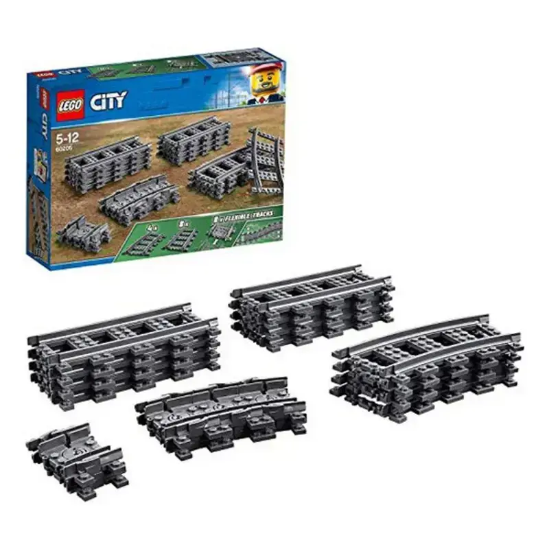 Lego žaidimų rinkinys City 60205 Rail Pack, 20 vnt.