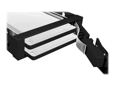 ICYBOX IB-2227StS "IcyBox" mobilioji spinta 2x 2,5 SATA HDD arba SSD, juoda