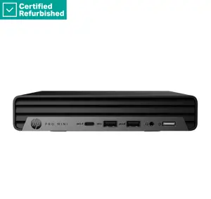 RENEW SILVER HP Pro 400 G9 Mini - i5-13500T, 8GB, 256GB SSD, USB Mouse, Win 11 Pro, 1 years