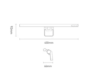 Baseus I-Wok lamp for monitor with touch panel (black)
