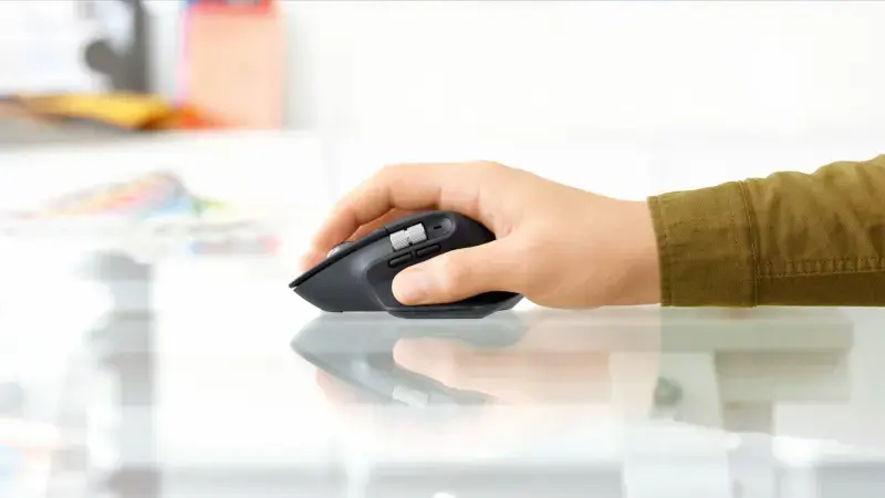 Logitech MX Master 3S Belaidė pelė RF Wireless + Bluetooth, 8000 DPI, Graphite