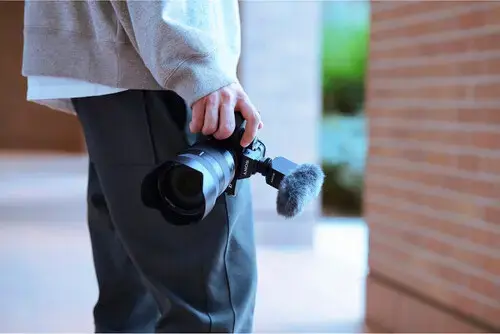 Sony ECM-B10, Skaitmeninio fotoaparato mikrofonas, Belaidis, Juodas, 1 vnt., Garso (3,5 mm)