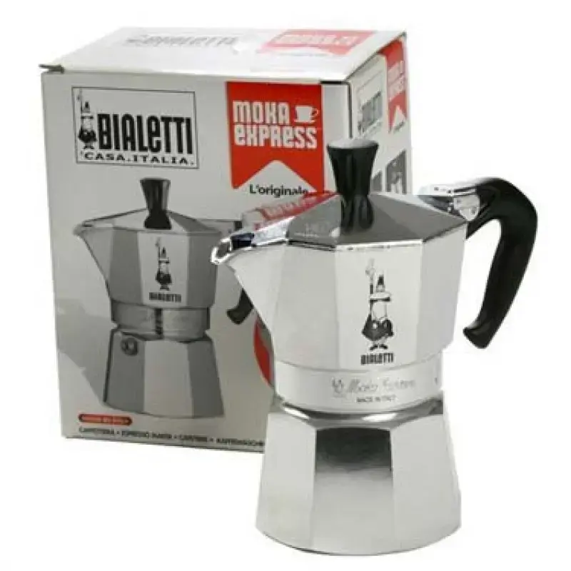 "Bialetti Moka Express" Moka puodas 0,23 l, aliuminis