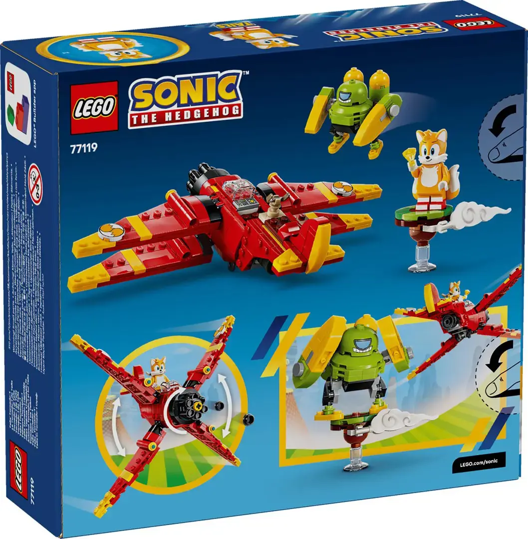 LEGO SONIC THE HEDGEHOG 77119 Tails and Tornado-1