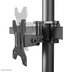 "NEOMOUNTS BY NEWSTAR" monitoriaus trigubas laikiklis "DeskMount 10-27i Tilt/Turn/Rotate clamp/grommet black