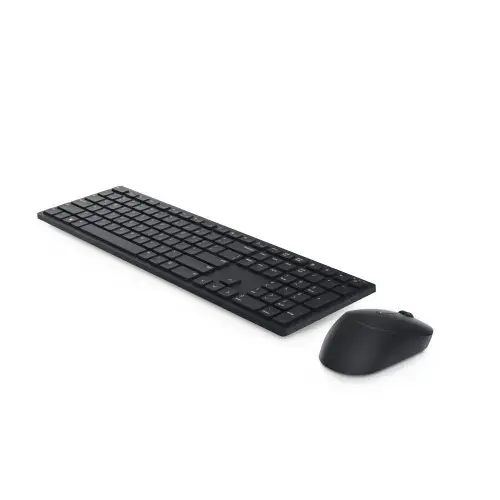 DELL KM5221W, pilno dydžio (100%), RF belaidis, QWERTY, juodas, pelė pridedama