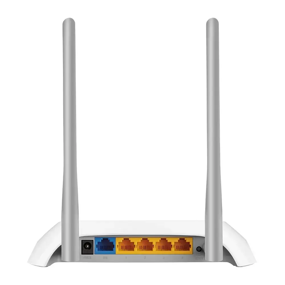 TP-Link TL-WR850N, "Wi-Fi 4" (802.11n), vieno dažnių diapazono (2,4 GHz), Ethernet LAN, pilka, balta, stalinis maršrutizatorius