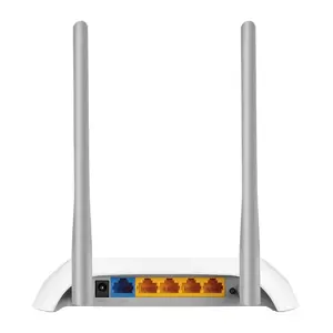 TP-Link TL-WR850N, "Wi-Fi 4" (802.11n), vieno dažnių diapazono (2,4 GHz), Ethernet LAN, pilka, balta, stalinis maršrutizatorius
