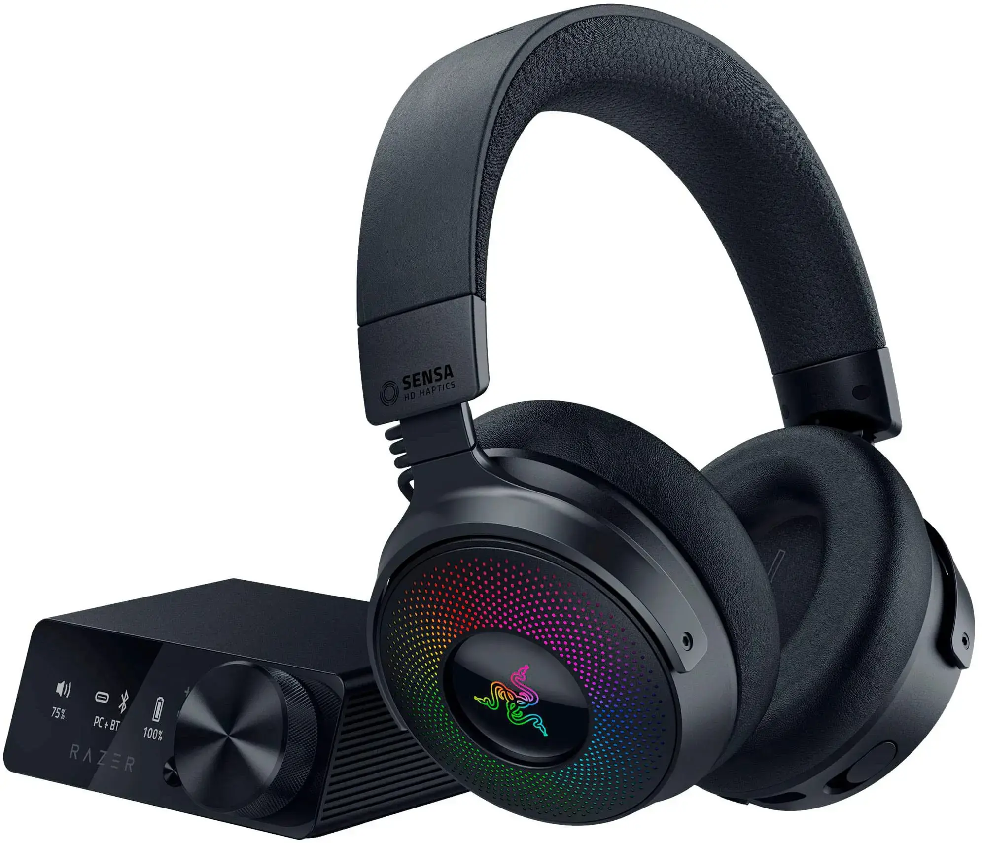 Razer Gaming Headset | Kraken V4 Pro | Bluetooth | Over-ear | Microphone | Wireless | Black