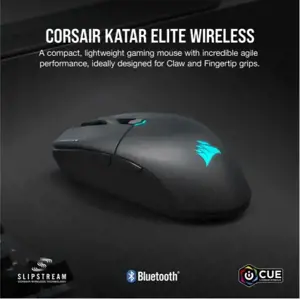 CORSAIR KATAR Elite belaidė žaidimų pelė juoda 26000 DPI optinė