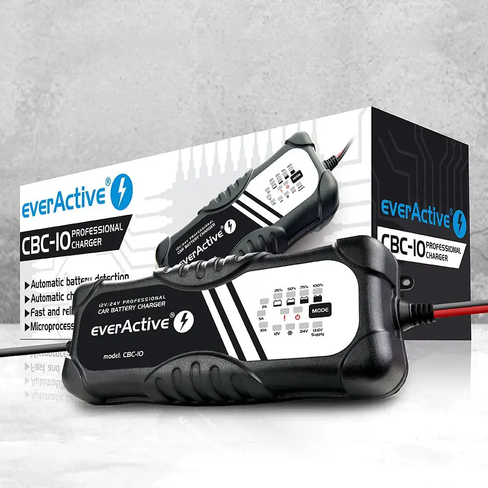 Įkroviklis, įkroviklis everActive CBC10 12V/24V