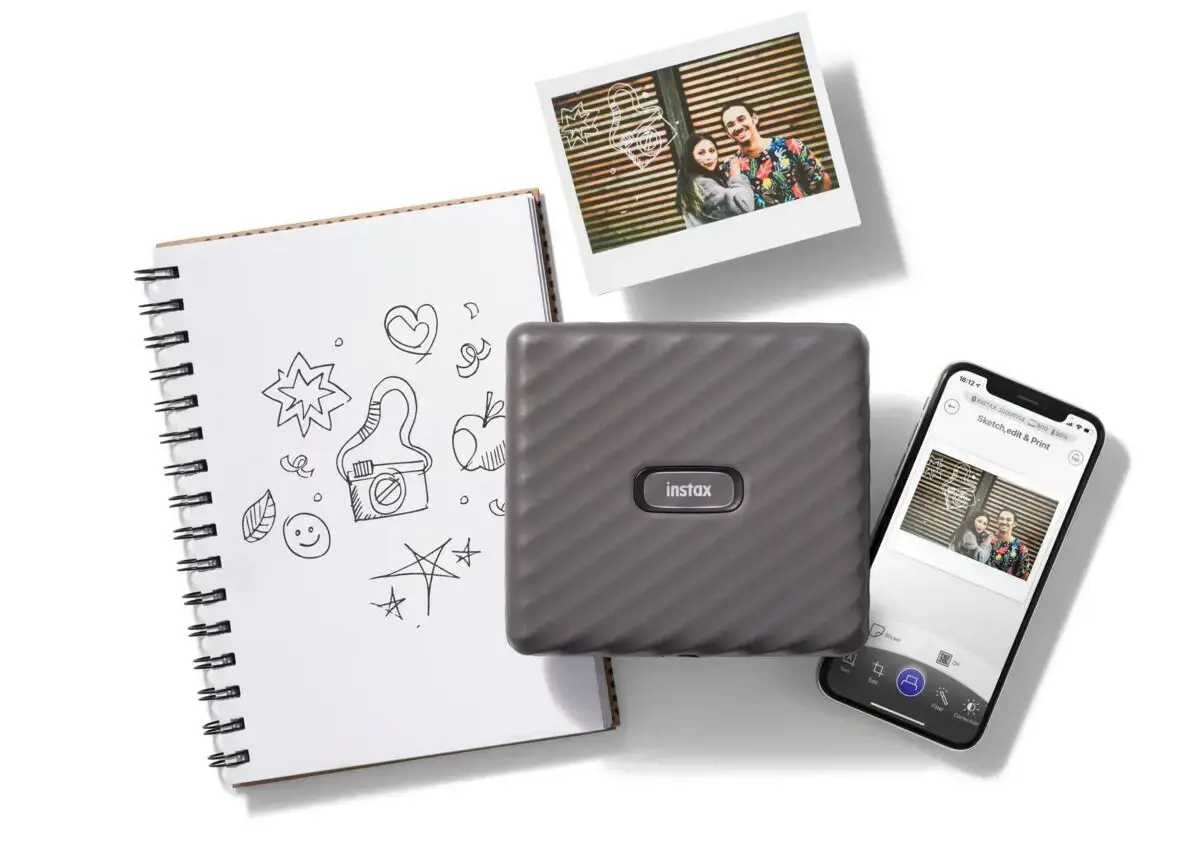 Fujifilm Instax Link Wide (Mocha Gray)
